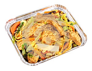 Chinese Chicken Chow Mein Take Away meal