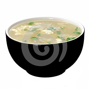 Chinese chicken and corn soup.