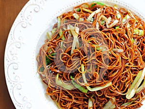 A Chinese chow mein