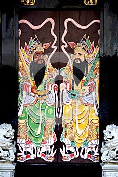 Chinese Clan House Doors