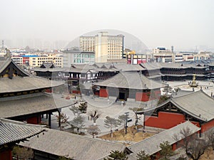 Chinese classic buildings in datong city