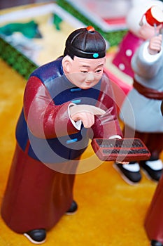 Chinese clay figurine