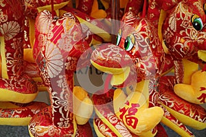 Chinese cloth snake toy