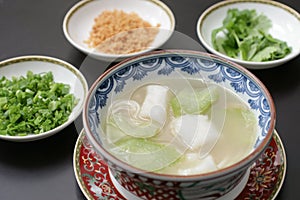 Chinese cod & gourd soup