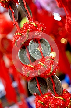 Chinese coins for Lantern Festival