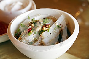 Chinese cold dish - bean jelly