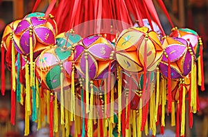 Chinese colorful embroidery ball