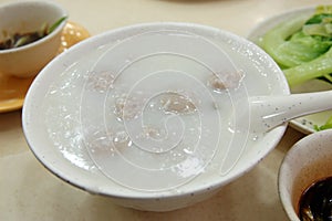 Chinese congee photo