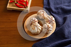 Chinese cooking ingredients on the table