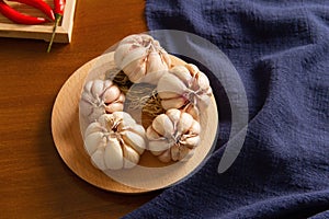 Chinese cooking ingredients on the table