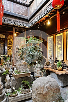 Traditional Chinese antiques store