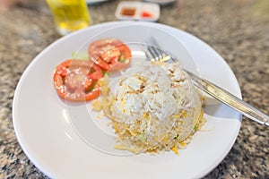 Chinese crab fried rice