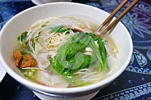 Chinese cross bridge rice noodle