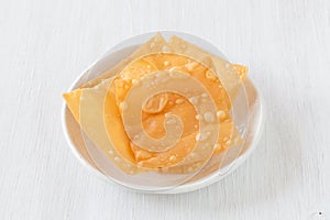 Chinese cuisine deep fried wonton