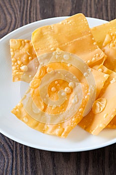 Chinese cuisine deep fried wonton