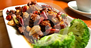 Chinese Cuisine Kung Pao Beef