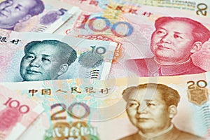 Chinese currency money yuan