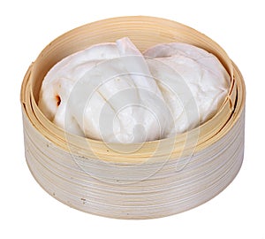 Chinese dimsum bamboo steamer