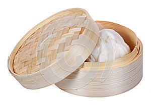 Chinese dimsum bamboo steamer