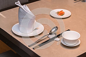 Chinese dinner table decoration