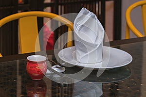 Chinese dinner table decoration