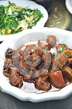 Chinese dish Hot stew beef