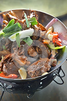 Chinese dish Hot stew beef