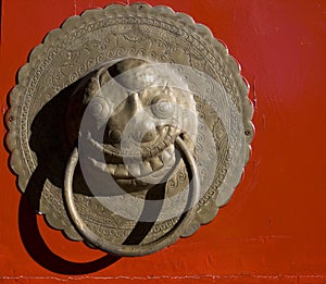 Chinese door knocker