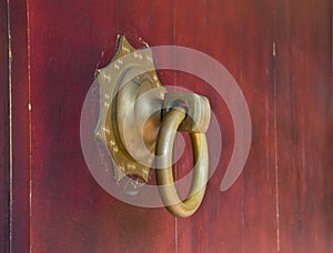 Chinese door knocker.