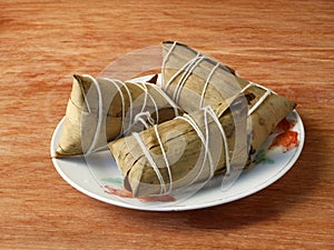 Chinese Double Fifth Festival sticky rice dumplings