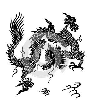 Chinese dragon photo