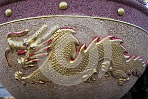 Chinese Dragon on ceramic