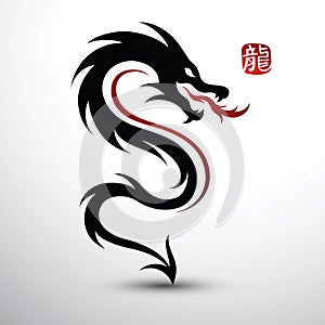 Chinese Dragon vector photo
