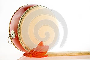 Chinese drum and drumstick