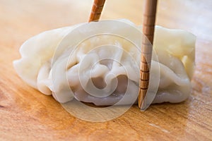 Chinese dumplings or Jiaozi photo