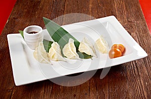 Chinese dumplings Jiaozi photo