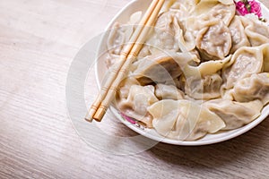 Chinese dumplings photo