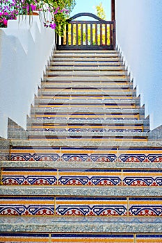 Chinese east staircase to the top