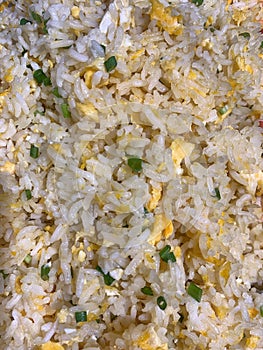 Chinese Egg Fried Rice Background