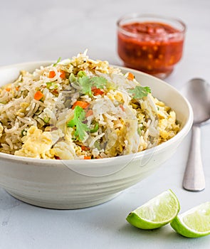 Chinese Egg Fried Rice -  Oriental Cuisine, Asian Food