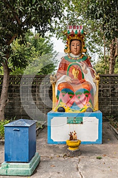 Chinese Emperor at Wang Saen Suk monastery, Bang Saen, Thailand