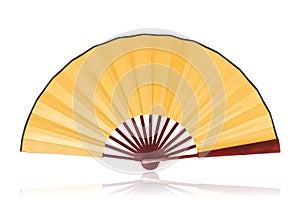Chinese fan (clipping path) photo