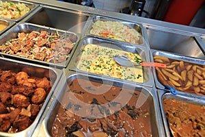 Chinese fast food buffet food