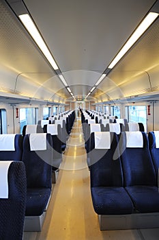 Chinese fast train interior