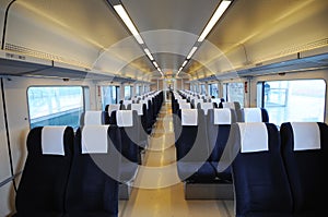 Chinese fast train interior