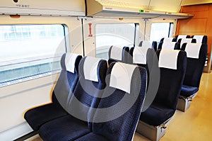 Chinese fast train interior