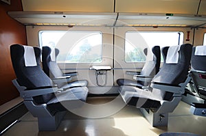 Chinese fast train interior