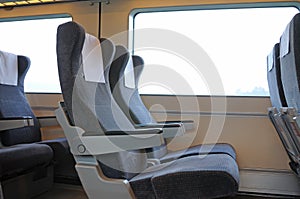 Chinese fast train interior