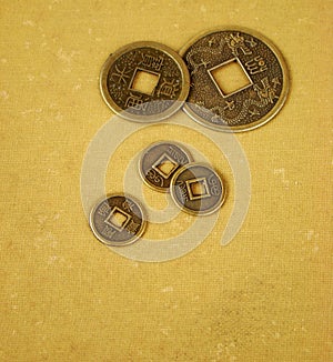 Chinese feng shui coins