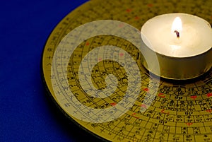 Chinese Feng Shui compass